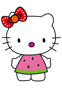【米图网-52mitu.com】hellokitty 插画 手绘 动漫 可爱 卡通 动物 猫hellokitty