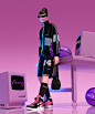 3D Bosie clothing design Fashion  IP Joint art virtual fashion