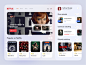 Netflix TV App Concept tv shows tv show films movie platform tv series category uxdesign dashboard ui ux minimal interface smart tv movie app netflix website application tv app website design