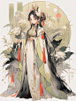 AI国风人设：小花妖
采集@别致的七
作者：早A晚I