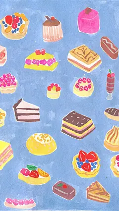 iphone壁纸锁屏 平铺 纯色 渐变 趣味壁纸 美食