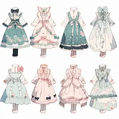 服设｜粉绿色系lolita收藏这一篇就够了！_6_Kitrdyyy_来自小红书网页版