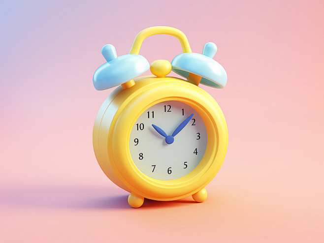 3D Cartoon Clock, 3D...