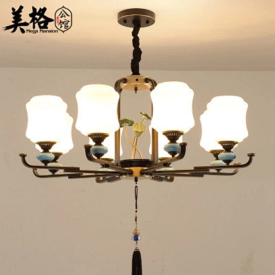 新中式大厅灯大气客厅灯酒店工程灯别墅复式...