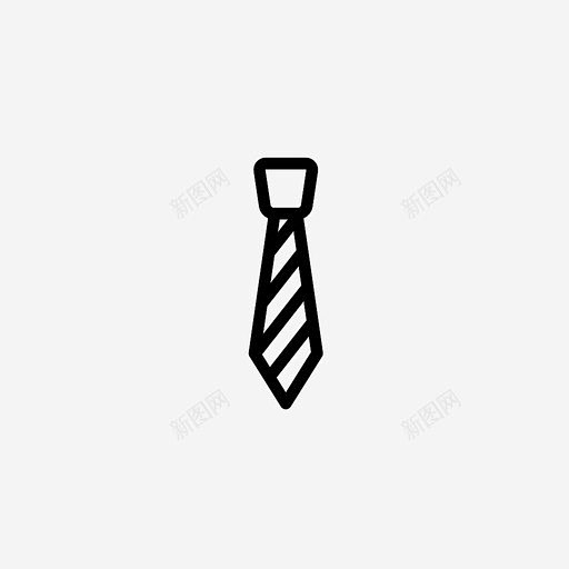 领带商务装正装图标 平面电商 创意素材