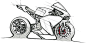 sketch sketches rendering motorcycle design france divers ILLUSTRATION  artwork