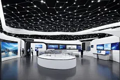 智慧科学现代科技展厅摄影图