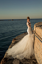美丽的海边与唯美的新娘  #婚纱#