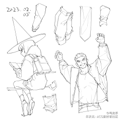 天下羊白采集到黑白 线稿