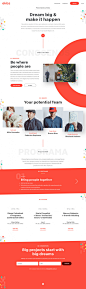 Eklos Landing Page