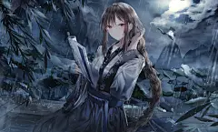 虞美人Fate读书唯美4k动漫壁纸