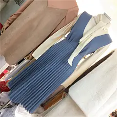 蜜糖雨 ulzzang韩版气质淑女时尚套装（针织衫+连衣裙）2 分开卖-淘宝网