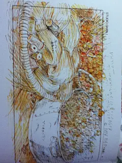 【珍藏】庞大的千与千寻手绘原稿_看图_千与千寻吧_百度贴吧