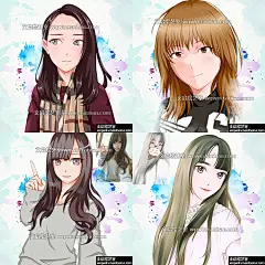 q版头像真人照片转变卡通漫画插画手绘二次元人物形象设计制作YY-淘宝网