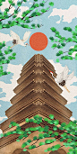 建筑设计师ousman——插画中的古都西安 : 画中古都西安