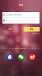 登录界面 #APP# #色彩# #UI# #Banner#