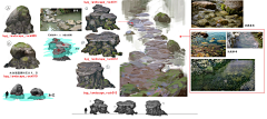 人称子墨采集到素材——材质——山石