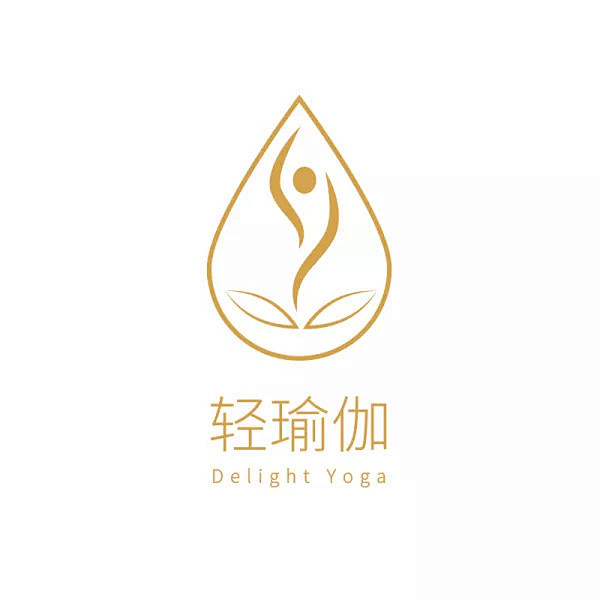 轻瑜伽运动休闲品牌logo