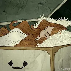 插画师 Abigail Larson ​ ​​​的黑暗童话风作品 ​​​
