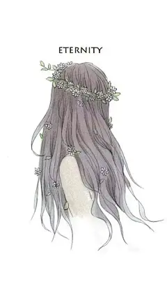 少女背影、花中仙子