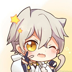 采集猫影子采集到q版卡通人物刀男q版-kkkkkkey_刀剑乱舞,q版,可爱