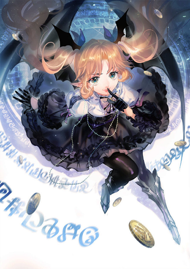 大王不高兴恭喜大王不高兴的手游公测画了魔法软妹子玛门676767