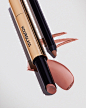 Photo by Hourglass Cosmetics on January 19, 2024. May be an image of one or more people, makeup, lipstick, eyeliner, cosmetics and text that says 'HOURGLASS'.