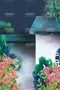手绘古建筑  - 源文件下载【酷图网】山水水墨,手绘山,微派建筑,微派,建筑,乌镇,江南小镇,古镇,小镇,中国风,古风,古建筑,建筑物,建筑景观,旅游风光,古典建筑,微派文化,复古建筑,微派印象,江南建筑,古典江南,中国建筑,中国古典文化,江南文化,江南印象,江,