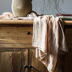 【掬涵】拍摄道具布料 静物衬布 棉布粗布提花纹理装饰日式纯色-淘宝网