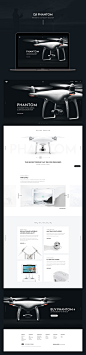 Dji Phantom Website Concept on Behance