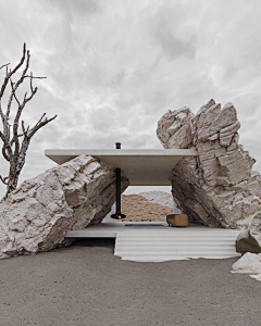 意林设计工作室采集到二分法-现代+石头