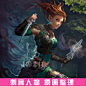 游戏原画素材 刺客人物 原画 收集整理 插画 CG 游戏 设定 图集