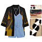 A fashion look from July 2017 featuring Etro, denim rompers and wedges shoes. Browse and shop related looks.