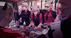 【P站美图】白毛、红眼、恶魔萌妹！地狱把妹王Helltaker壁纸特辑 - ACG17