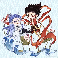 #藕饼[超话]#藕饼超话#哪吒之魔童闹海##藕饼# 
摸摸小情侣牵手手[开学季]@远山桃子风_，采集@屿堍