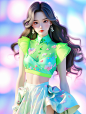 qiuling6689_Realistic_3d_cartoon_style_rendering_chinese_gril___a70f32df-b3d5-4478-8920-6c9deaceeefe