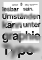 其中包括图片：“Rappaz Museum – Typography can be readable under certain circumstances”, 2015, by berger + Co., Switzerland - typo/graphic posters