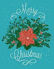 圣诞节创意插画_Yestone邑石网_高品质的版权图片及商业正版图片素材提供商