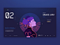 Snake Way II webdesign music player illustration motion after effects animation