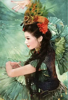 中华少数民族(德珍手绘)_维吾尔族