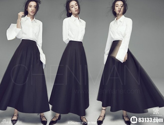 组图：陈漫掌镜angelababy杂志大...
