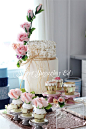 浪漫色彩的春季婚礼蛋糕~-来自时尚新娘客照案例 |婚礼时光