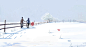 世界的雪-MORNCOLOUR_插画,雪天,冬季_涂鸦王国插画