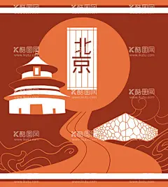 名胜建筑  - 源文件下载【酷图网】天坛,水立方,地方,特色,地标,名胜建筑,北京名胜,传统特色