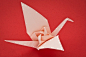 折纸玫瑰花千纸鹤的折法图解教程手把手教你制作漂亮的千纸鹤纸玫瑰