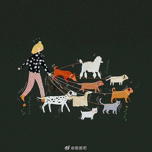 插画师aruallhuillier作品欣...