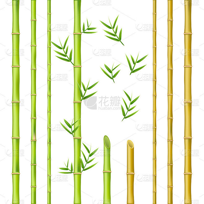 竹竿设计，自然绿色东方装饰图片_其他图片图片素材-花瓣网
