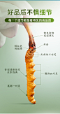 【2022新鲜虫草】云麓新鲜冬虫夏草正品头期虫草旗舰店30根礼盒装-tmall.com天猫