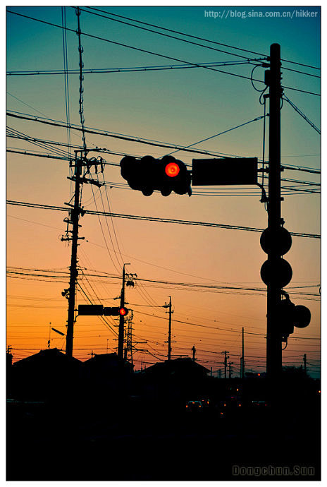 日本电线杆的别致风景