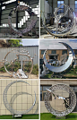 不锈钢雕塑定制鹿发光月亮圆环镂空球大型校园广场售楼处景观摆件-淘宝网